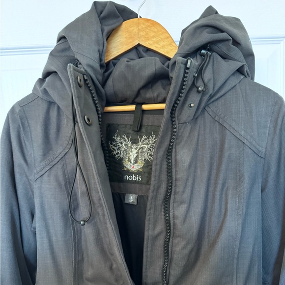 Nobis Astrid Parka Steel Grey - Excellent Condition, Premium Down, Size Small - Picture 5 of 8